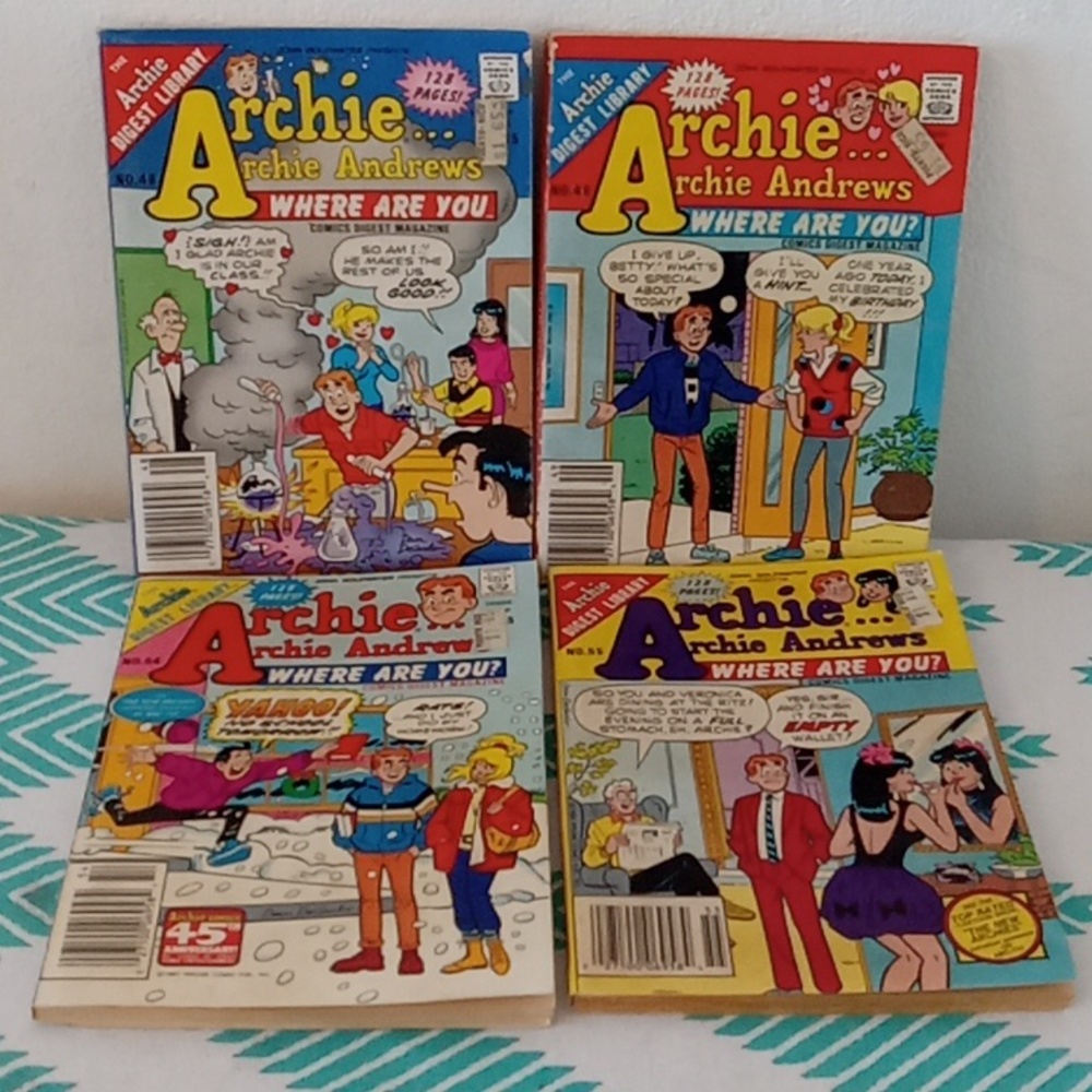 Archie Archie Andrews Where Are You #48, 49, 54